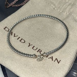 David Yurman - Cable Collectibles® Heart Bracelet with Pavé Diamonds